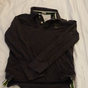 A&F long sleeve polo